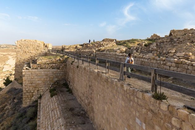 Muralla del Castillo de Shobak, Jordania
