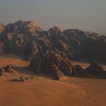 Wadi Rum visto desde las alturas