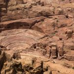 El gran teatro de Petra visto desde un mirador